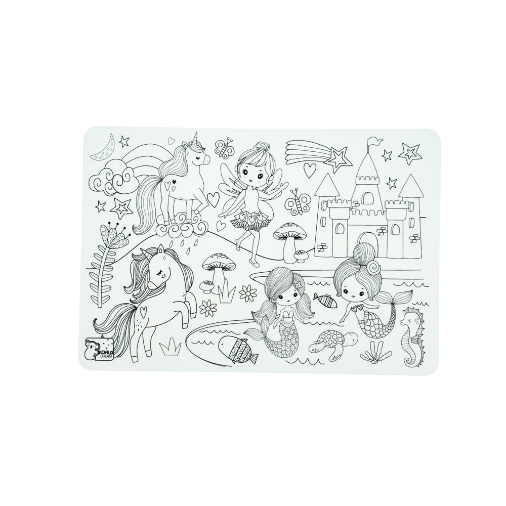 Koala Dream Reusable Silicone Drawing Mat & Markers Enchanted Kingdom 3y+ — image 4