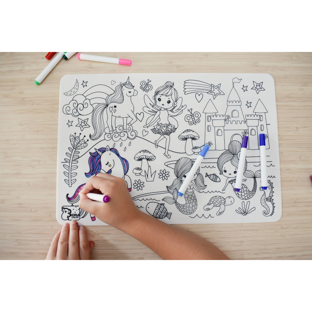 Koala Dream Reusable Silicone Drawing Mat & Markers Enchanted Kingdom 3y+ — image 9