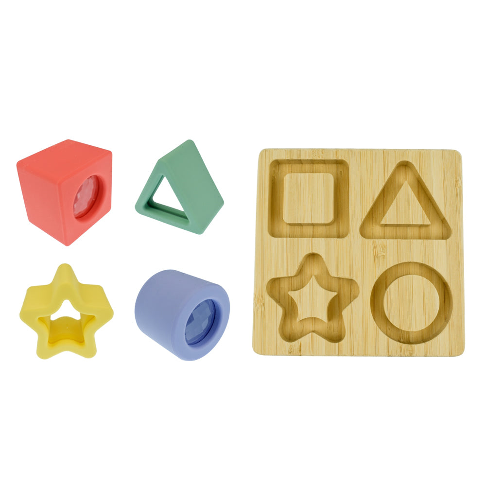 Koala Dream Colourful Silicone Prism Play Shape Sorter Sensory Toy 6m+ — image 2