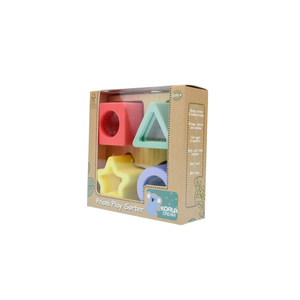 Koala Dream Colourful Silicone Prism Play Shape Sorter Sensory Toy 6m+ — image 4