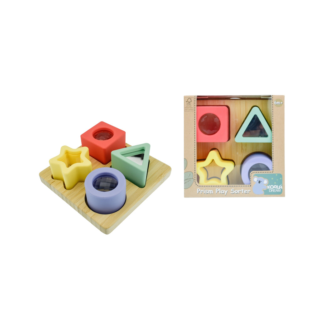 Koala Dream Colourful Silicone Prism Play Shape Sorter Sensory Toy 6m+ — image 7