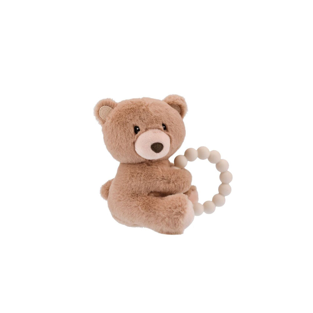Koala Dream Snuggle Pal Benny Bear With Silicone Teething Ring Brown 0m (2 Pack) — image 3