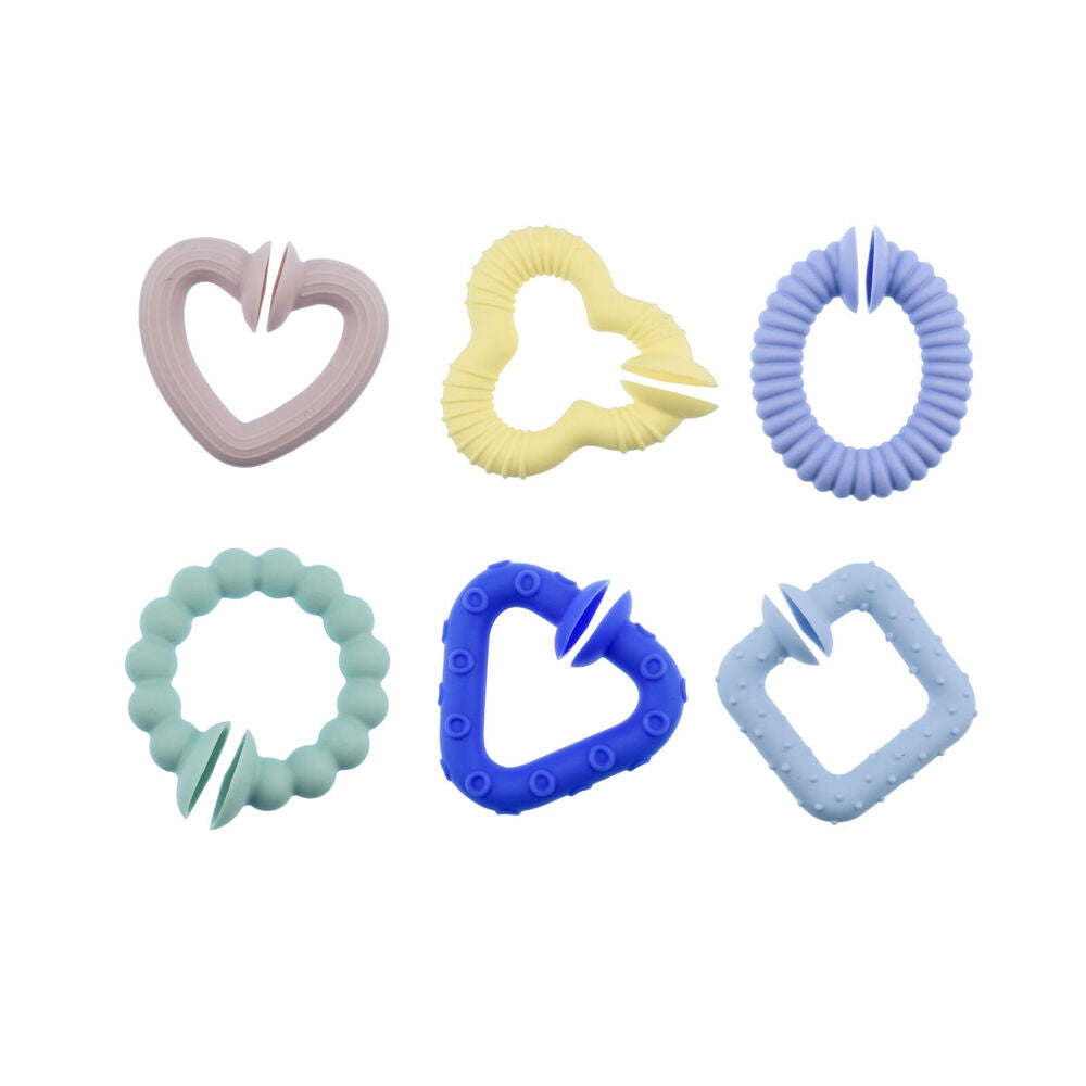 Koala Dream 4m+ Silicone Baby Snap & Learn Sensory Soothing Gum Teethers — image 2
