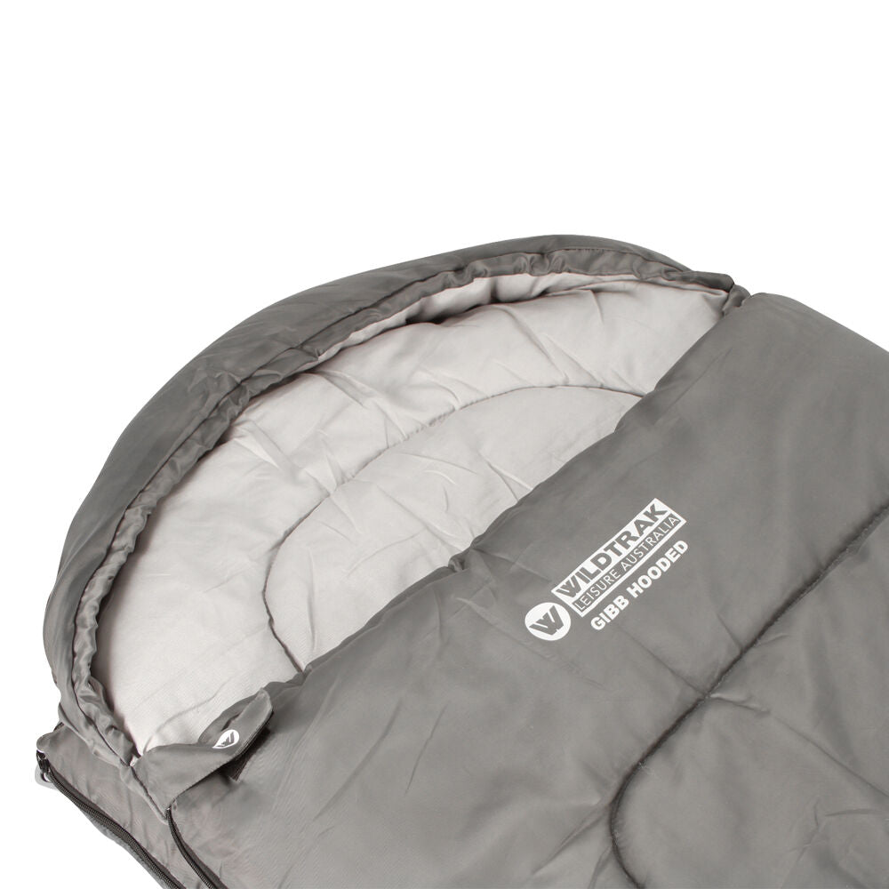 Wildtrak Leisure Australia Gibb Portable Travel Hooded Sleeping Bag 215cm — image 3
