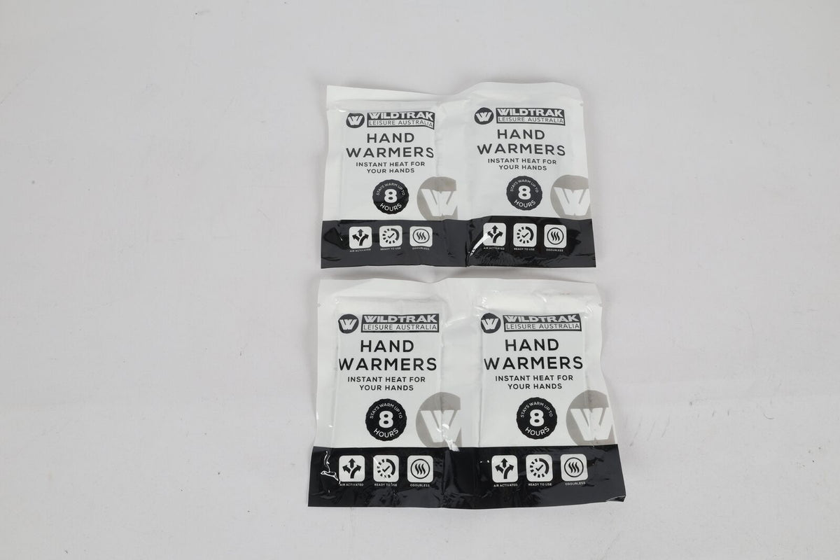 Wildtrak Instant Heat Hand Warmers Odourless Air Activated 5.5x9cm (4 Pieces) — image 2