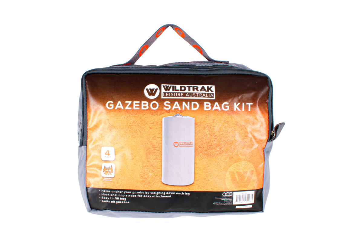 Wildtrak Sand Bag Kit Storage Accessory For Outdoor Camping Gazebo Grey (4 Pack) — image 2