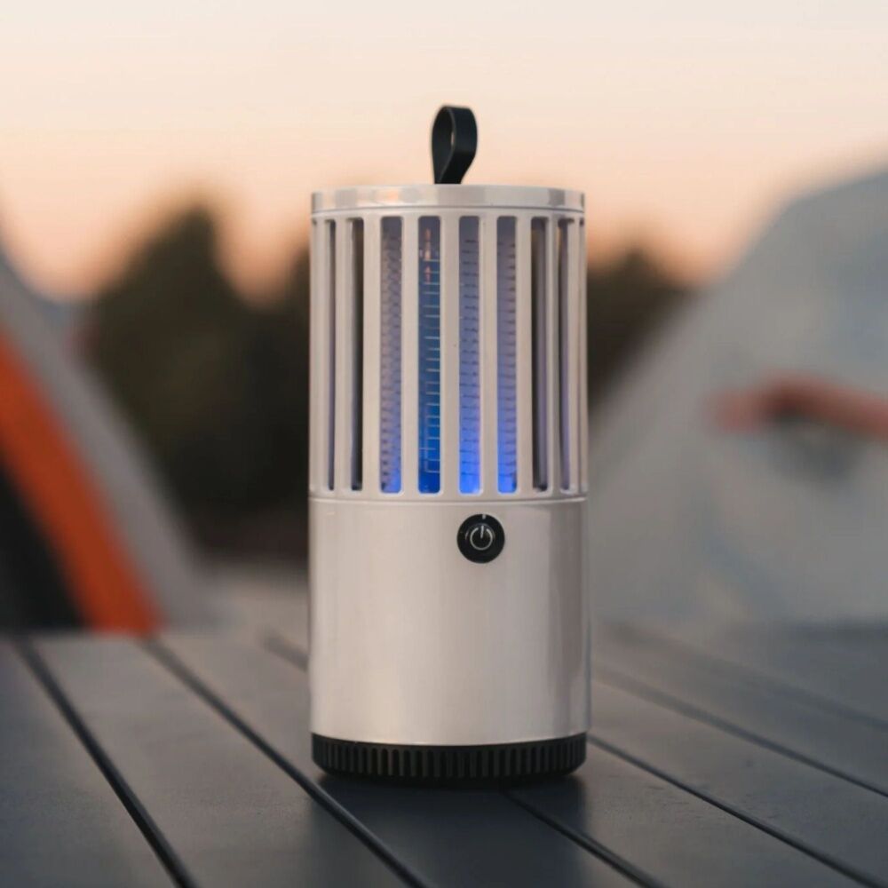 Wildtrak 19x9cm Mosquito Lamp Outdoor Camping Rechargeable Bug Zapper White — image 4