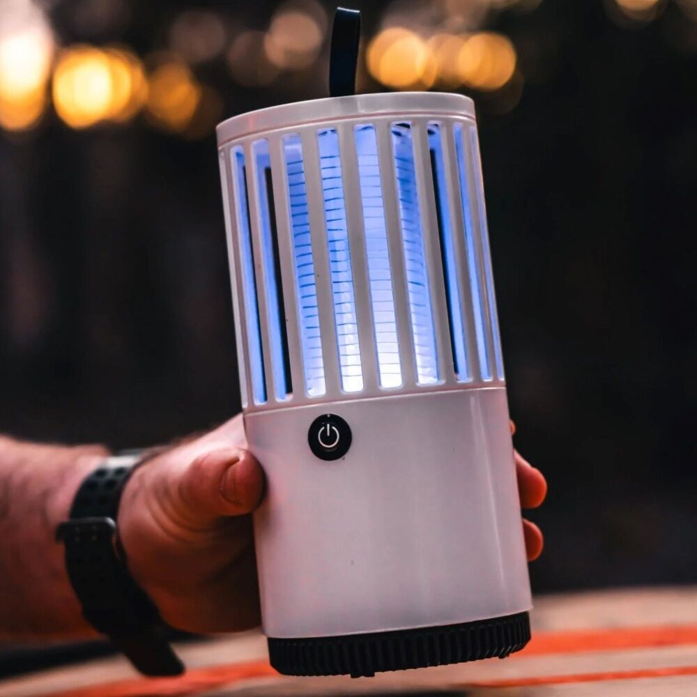Wildtrak 19x9cm Mosquito Lamp Outdoor Camping Rechargeable Bug Zapper White — image 5