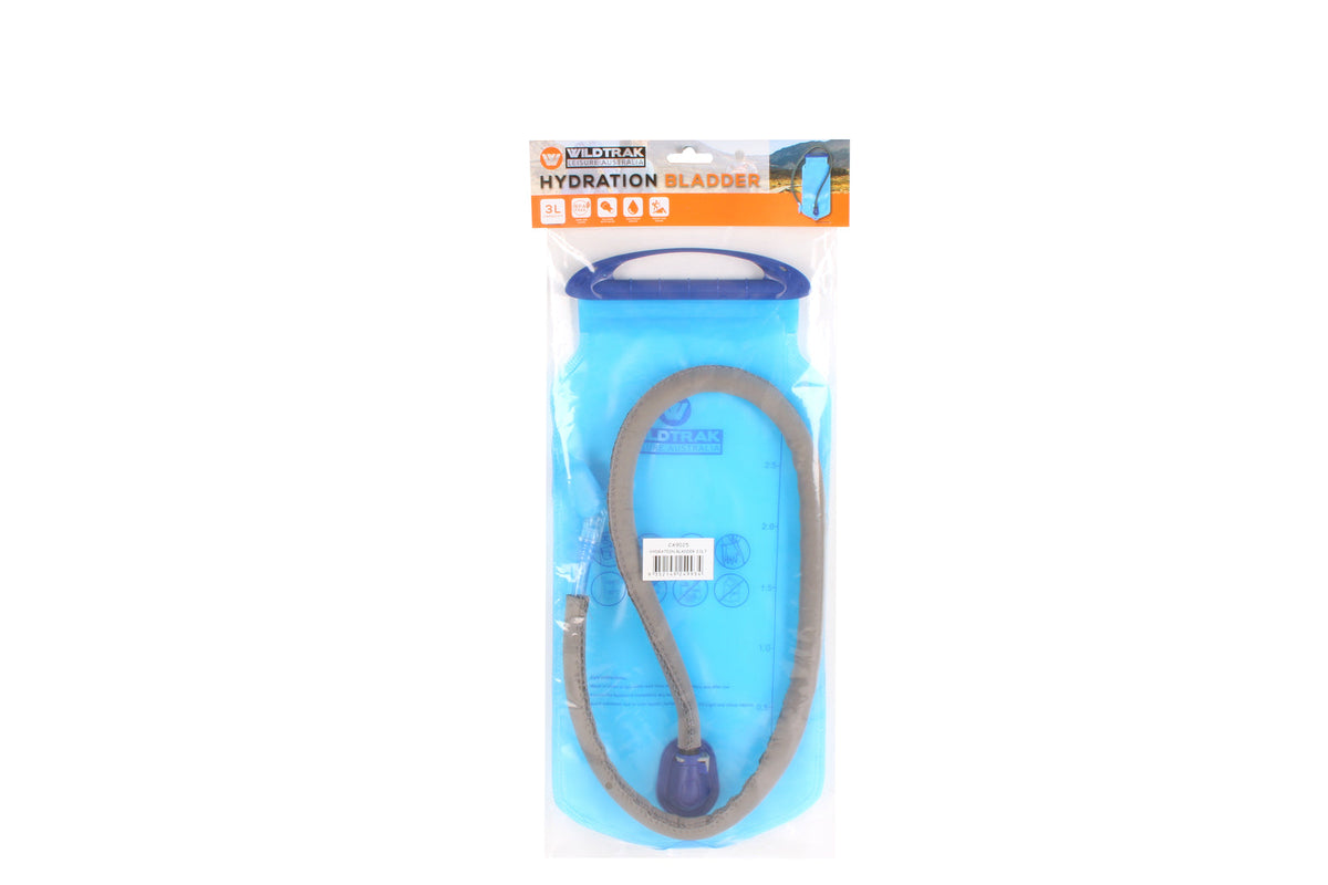 Wildtrak 3L Hydration Bladder Pack Outdoor Camping Water Drink Container Blue — image 2