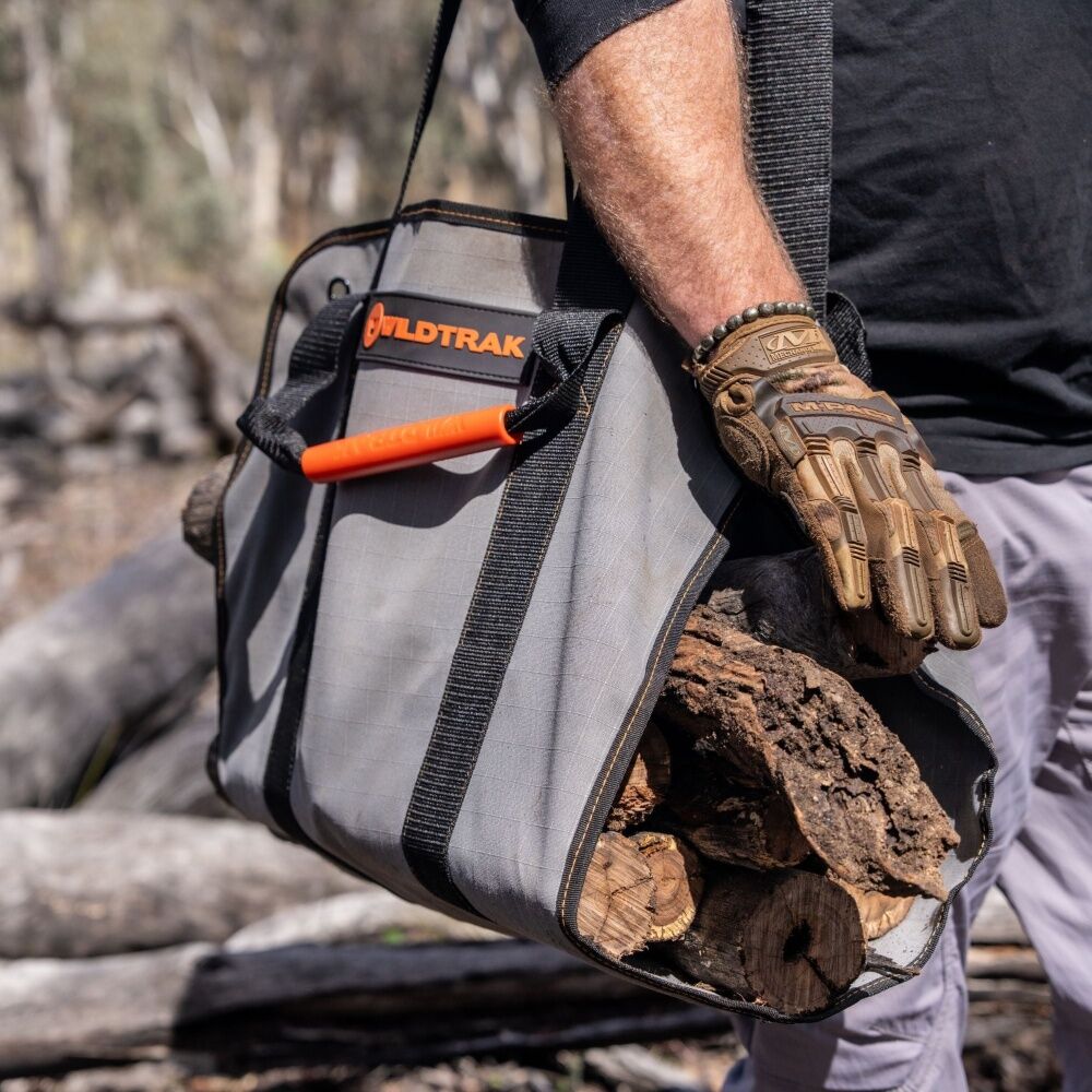 Wildtrak 100x50cm Green and Black Deluxe Heavy Duty Wood Carrier — image 4