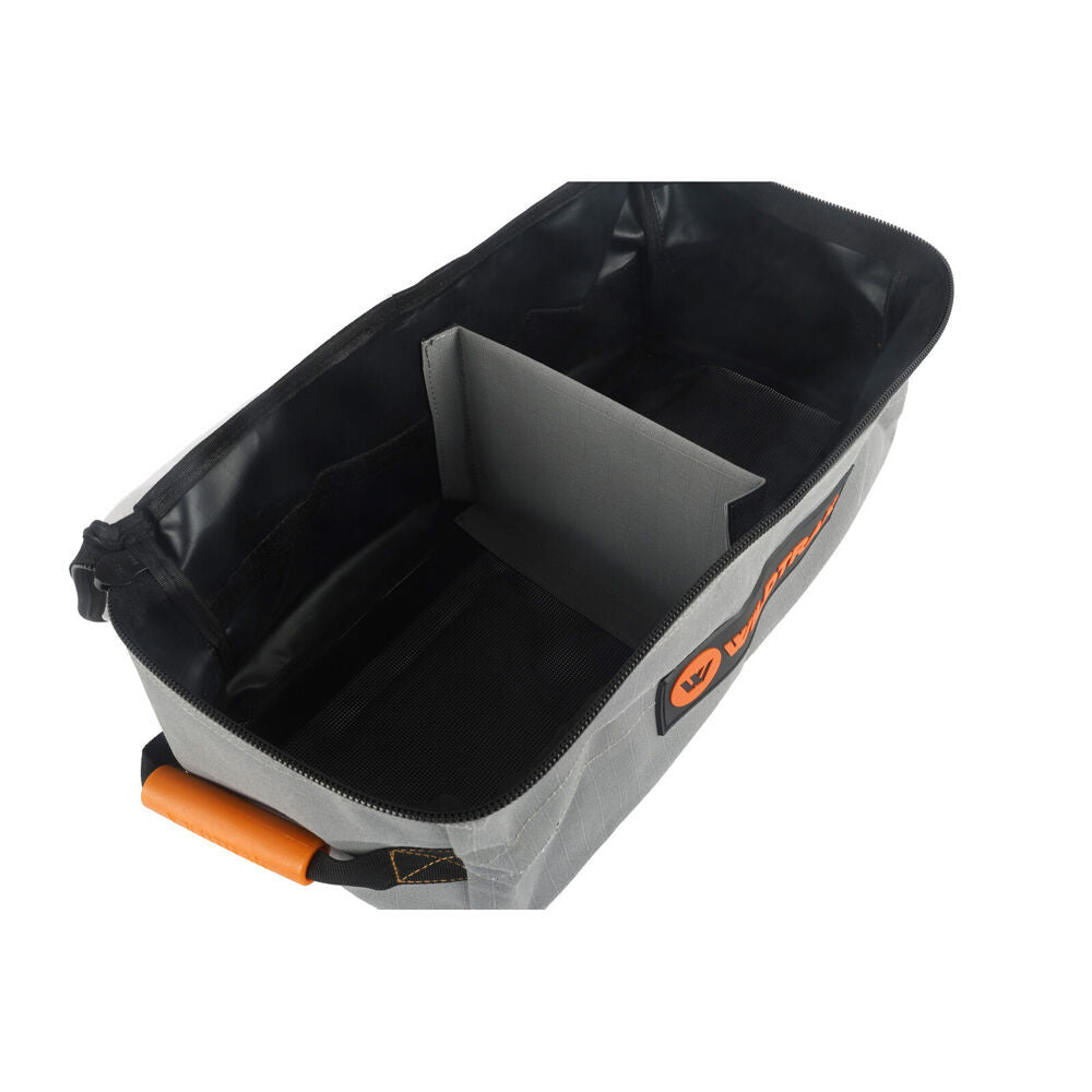 Wildtrak 45x20x19cm Grey Explorer Clear Top Storage Bag Mesh Base With Divider — image 3