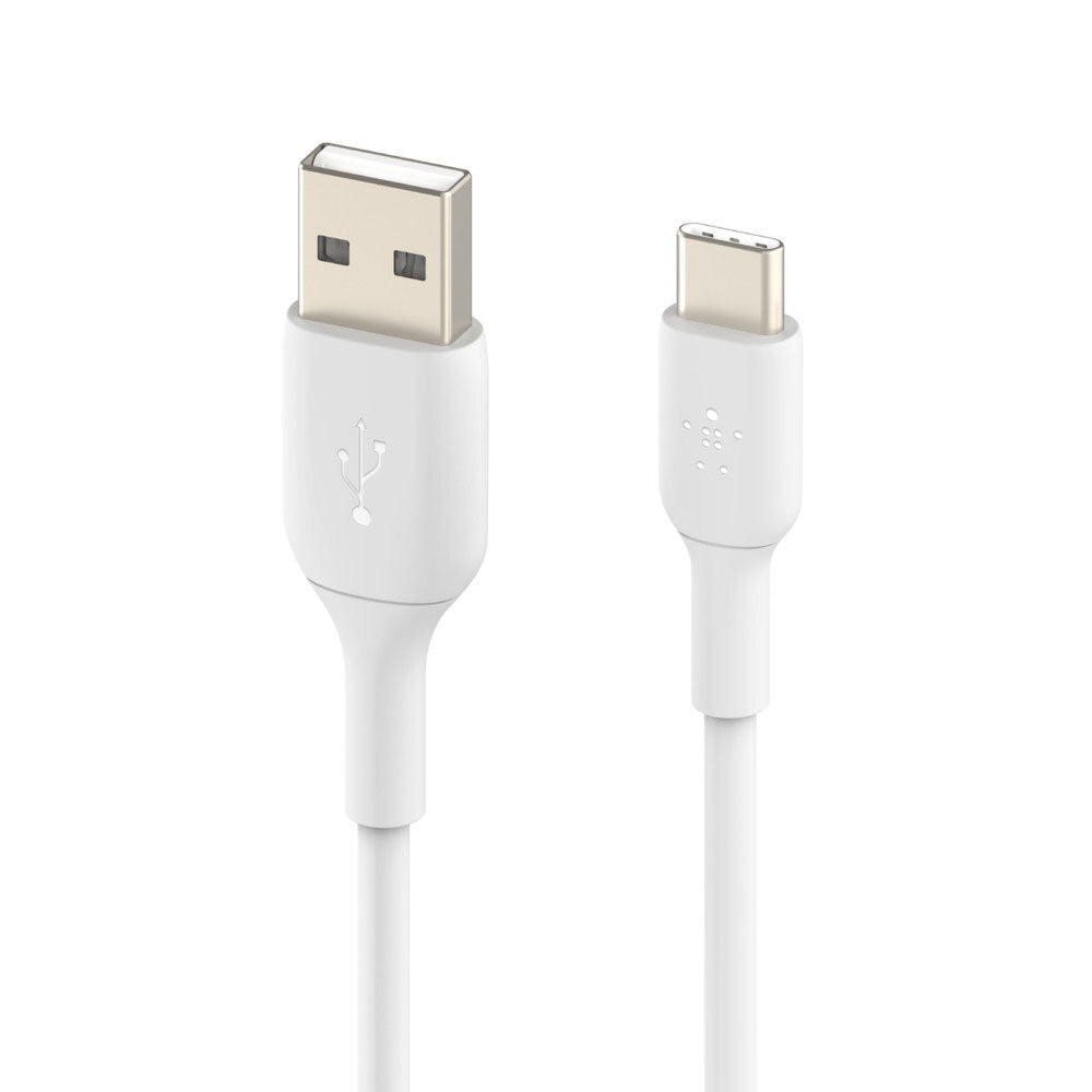 Belkin 2M USB-A to USB-C Cable Data Sync Charging Cord for Smartphones White — image 2
