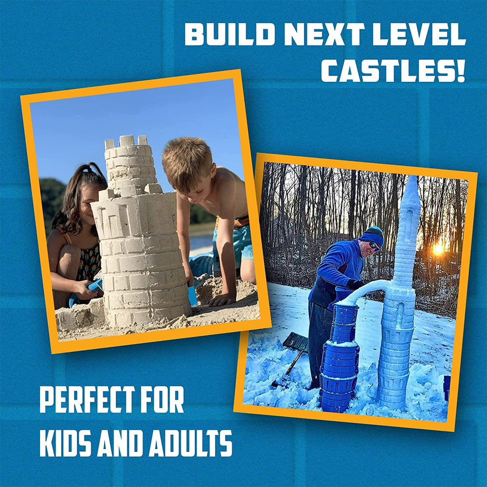 Create a Castle Build Master Cutter/Brick Tool Kit Sand/Snow Kids Sandpit Toy 6+ — image 3