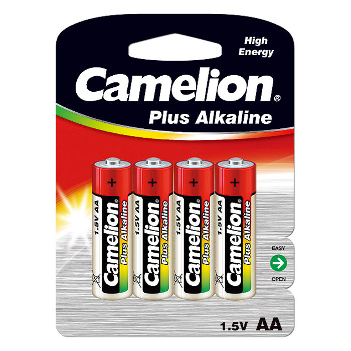 Camelion Alkaline AA 1.5V Battery Long Lasting LR6 Cylindrical Batteries (4 Pieces) — image 2