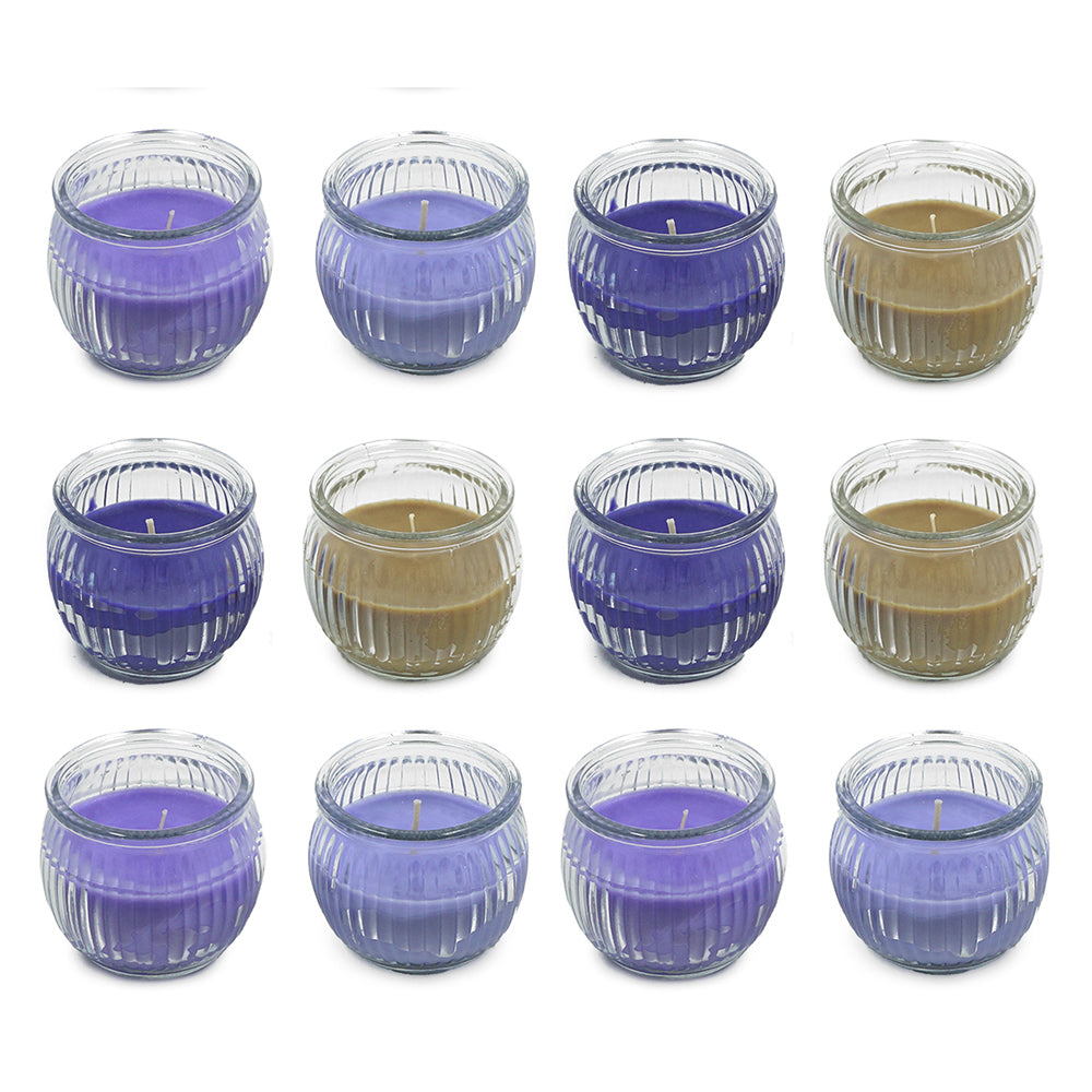 The Styled Room Scented Home Living Decor Candle 85 Grams Assorted Colours (12 Pack)