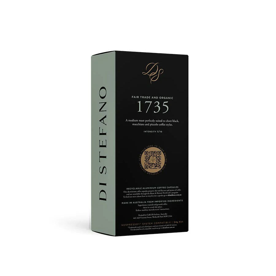 DI Stefano 54g Medium Coffee Capsules/Pods 1735 Blend for Nespresso Machine (10 Pieces) — image 2