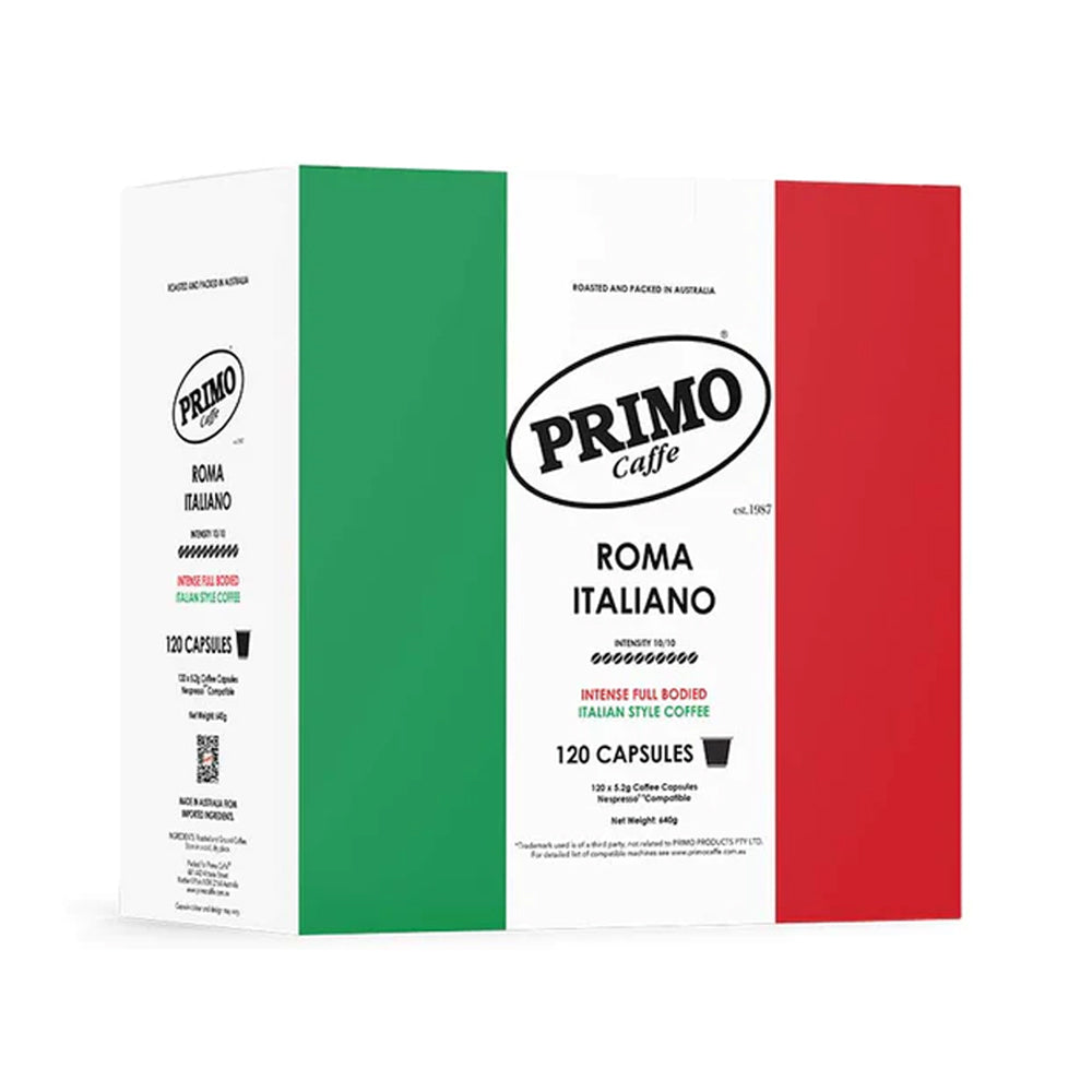 Primo Caffe Roma Italiano Intense Capsules Pods 640g Nespresso Compatible (120 Pieces) — image 2