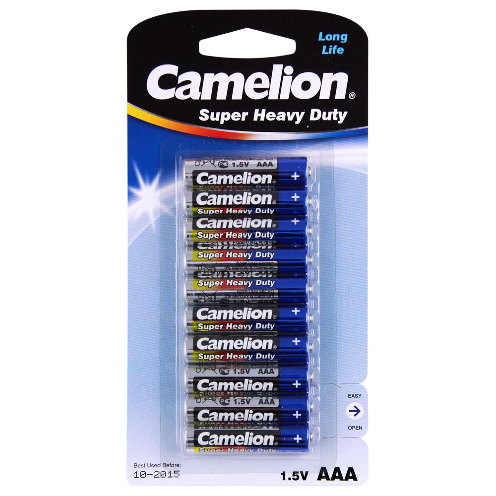 Camelion Super Heavy Duty AAA Battery Pack R03P UM4 Micro Power Batteries (10 Pieces) — image 2