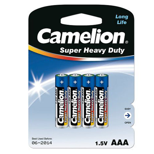 Camelion Super Heavy Duty AAA 1.5V Battery Household Lasting Power Batteries (4 Pieces) — image 2