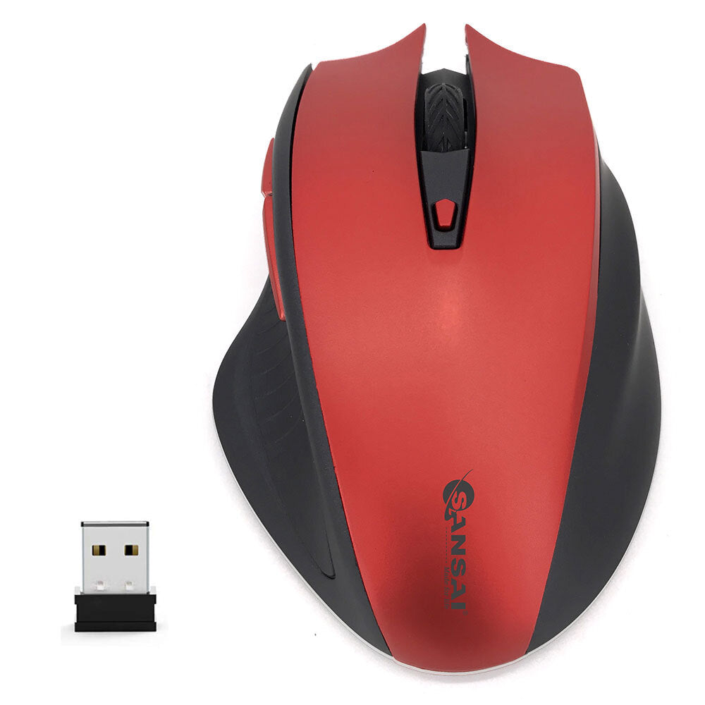 Sansai 2.4GHz Wireless Optical Mouse/USB Receiver for PC/Laptop Computer Assortd — image 3