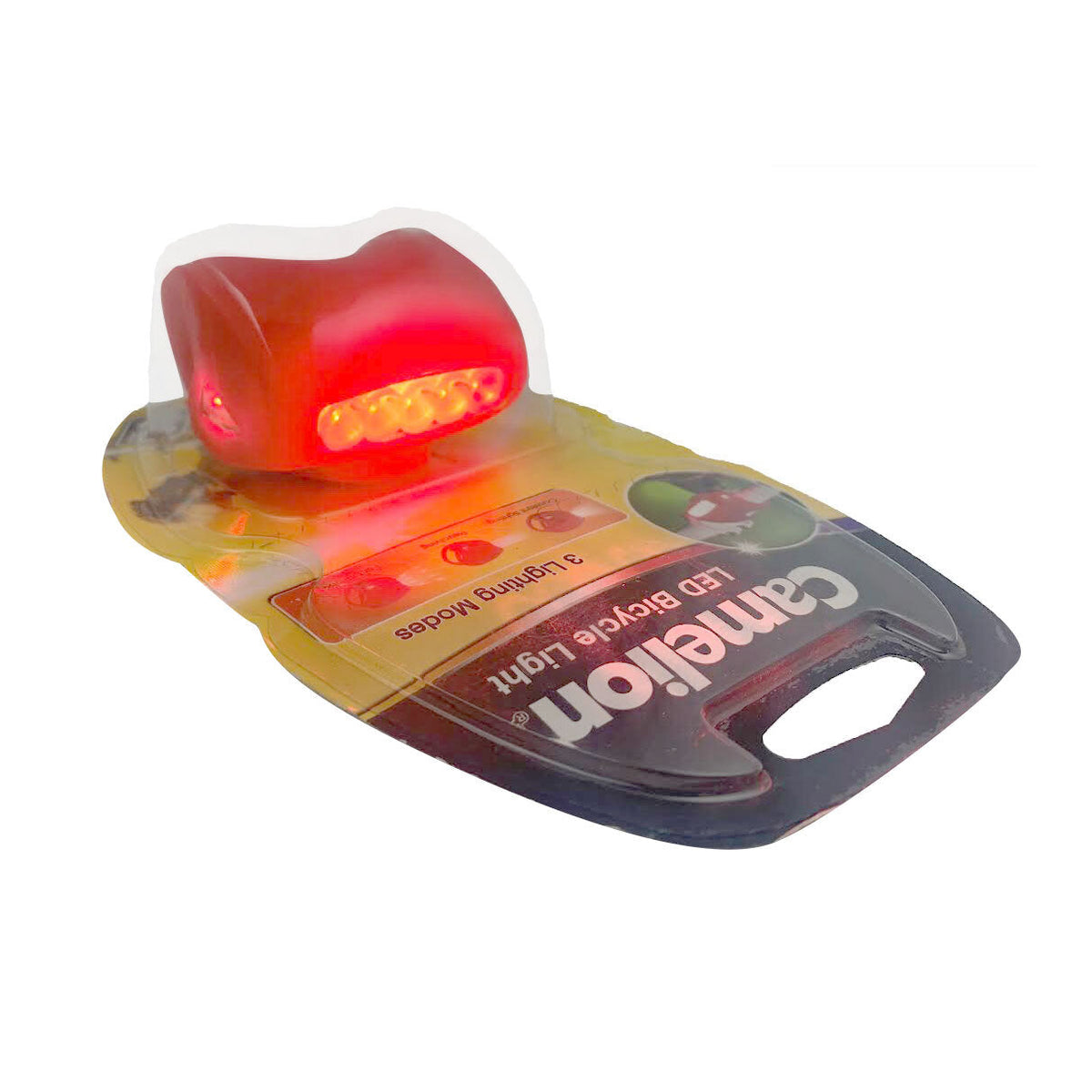 Camelion Bicycle Silicon Red LED Rear Light 10LM Bike w/ 3x AAA Batteries — image 3