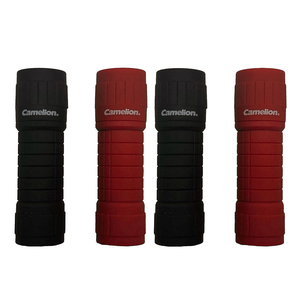 Camelion 3W 100LM LED Pocket Indoor/Outdoor Flashlight 3xAAA Battery Asstd. (4 Pack)