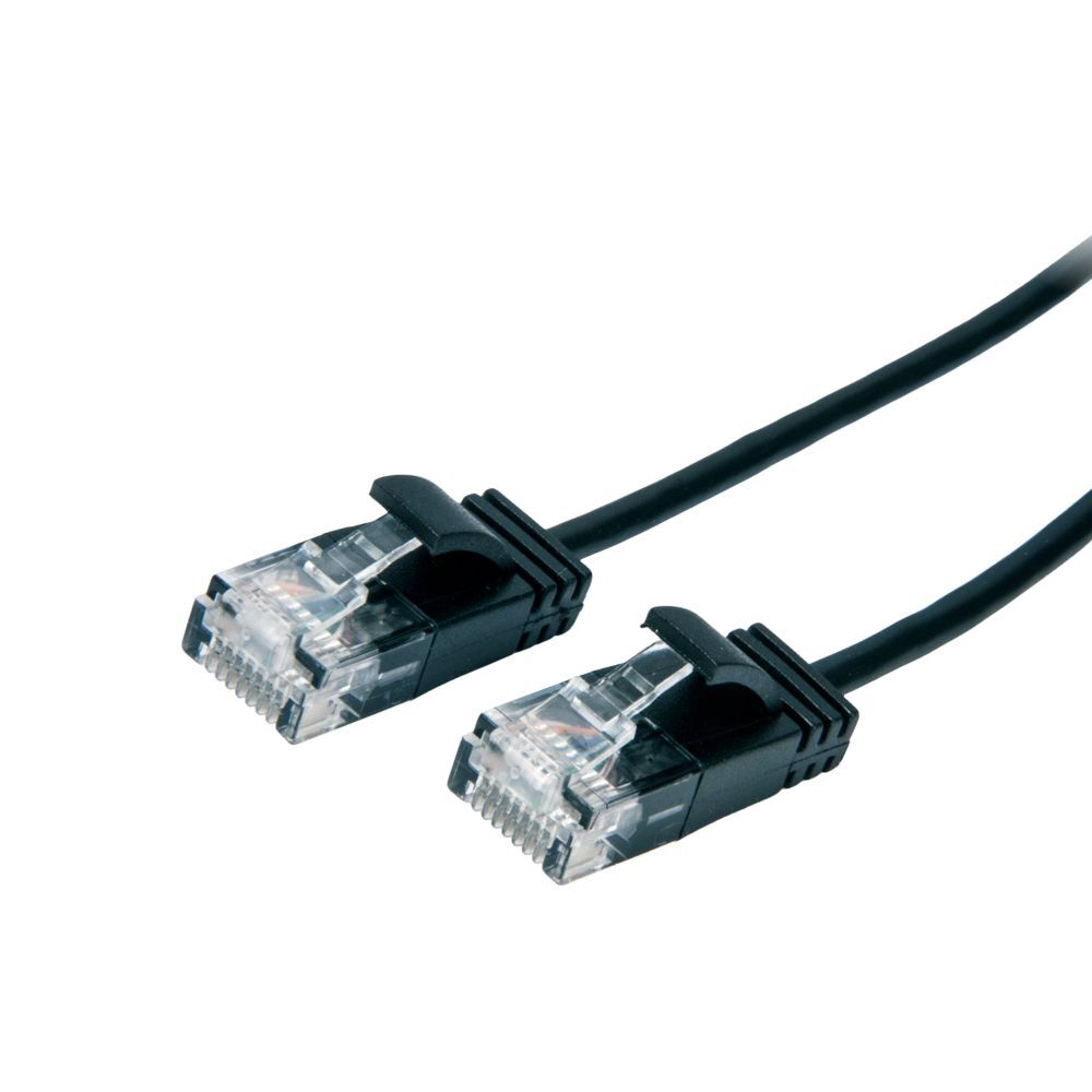 Connect Cable Ultra Slim Male CAT6 Network Ethernet Cable Connector 5m Black — image 2