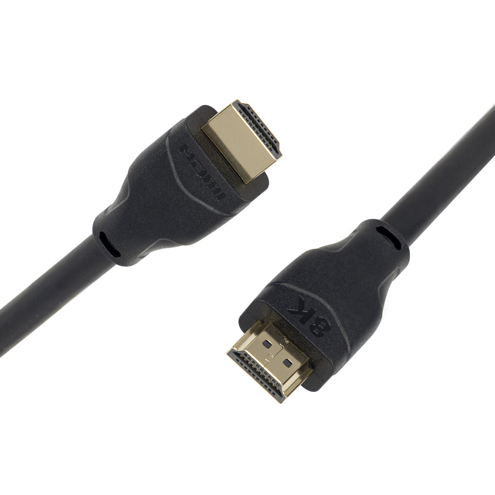 Laser HDMI 2.1 Male 8K Cable Ultra High Speed Gold-Plated Connector Cord 2m BLK