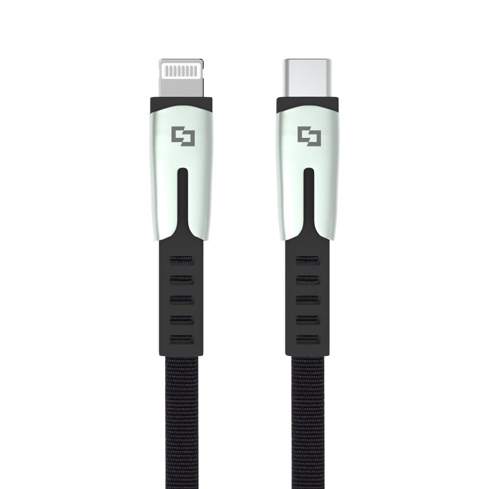 Chargecore USB-C to MFi Certified 8-Pin Charging Data Cable 0.5m For Phone Black