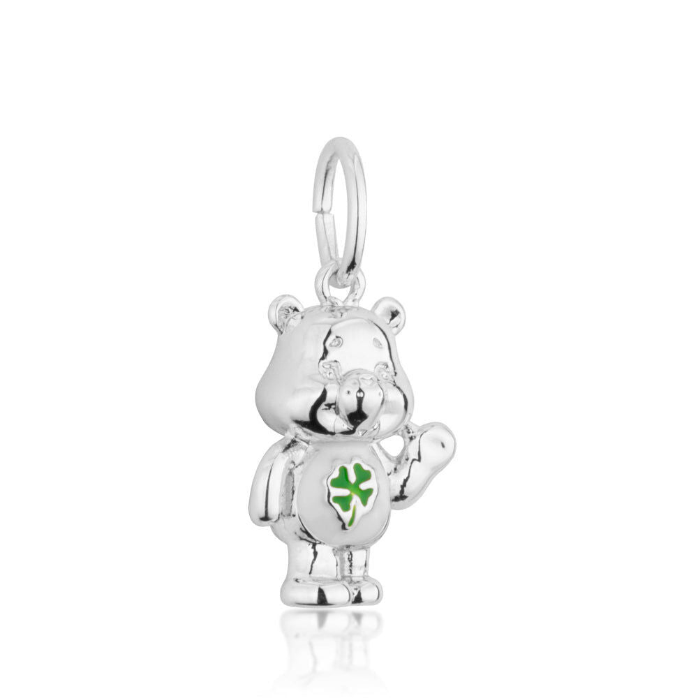 Care Bears Goodluck Bear Charm Plated Brass — Gold Silver