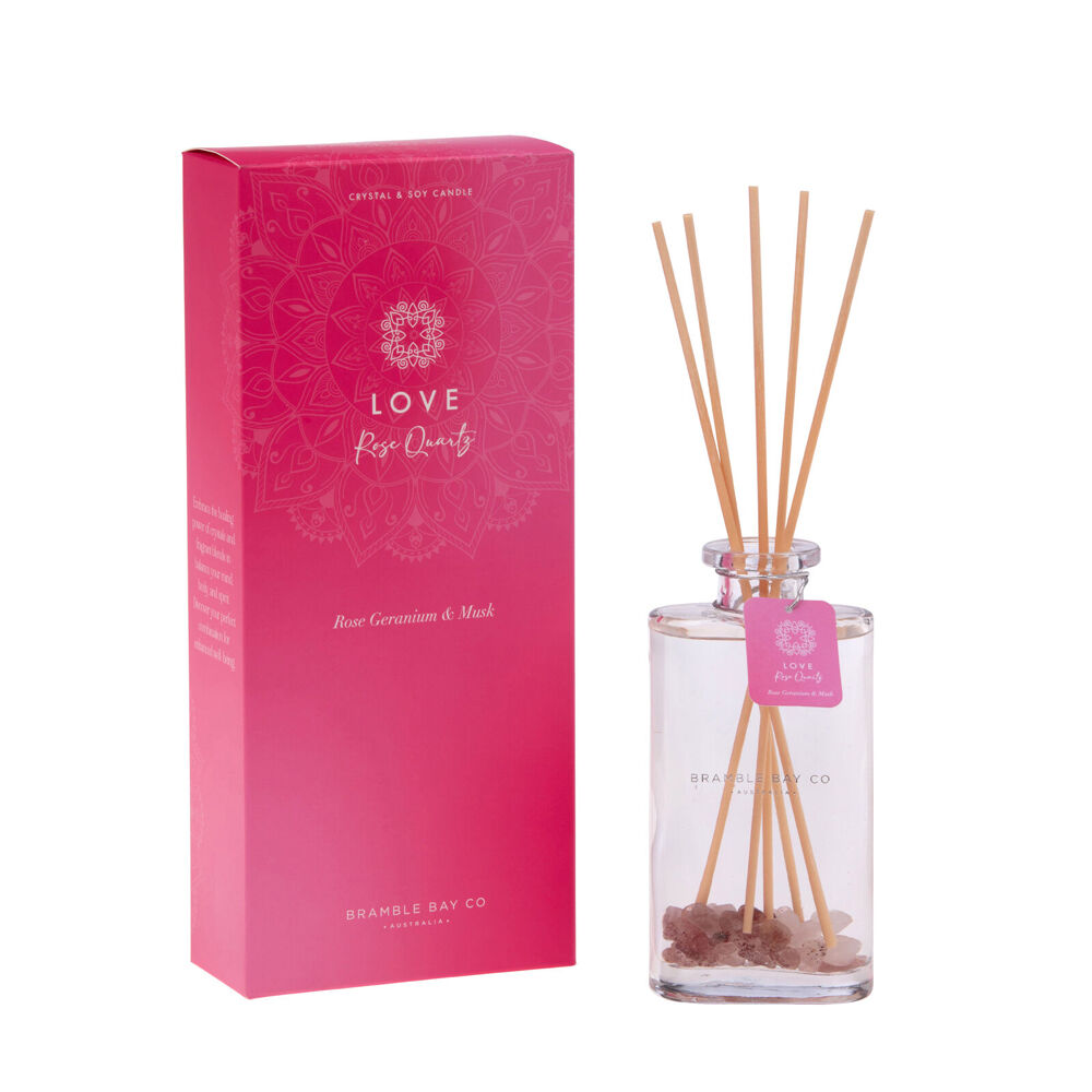 Bramble Bay Diffuser Crystal Boho Rose Quartz Scented Scented Home Fragrance 150ml — image 2