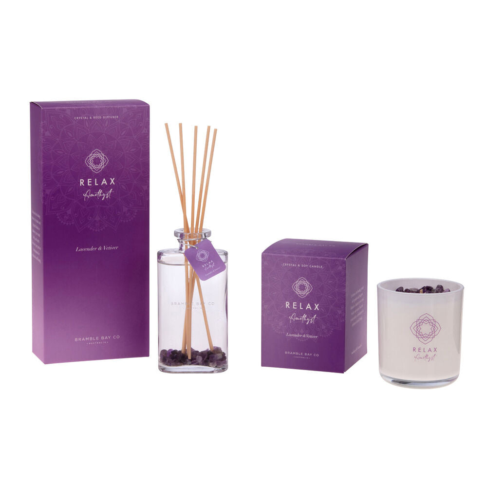 Bramble Bay Diffuser Crystal Boho Relax Amethyst Vetiver Scented Home Fragrance 150ml — image 4