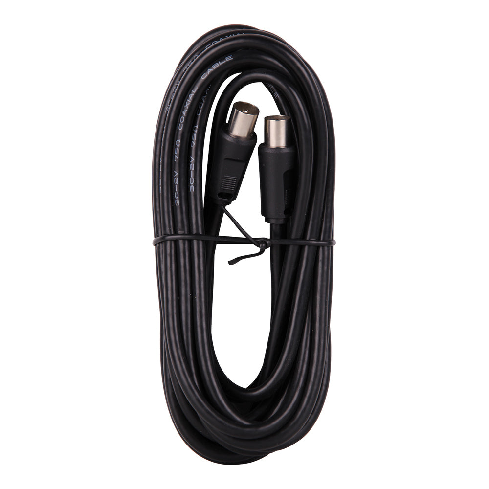 Crest 5m Dual Shield Male TV Antenna Cable Coaxial Connector For HDTV Black — image 2