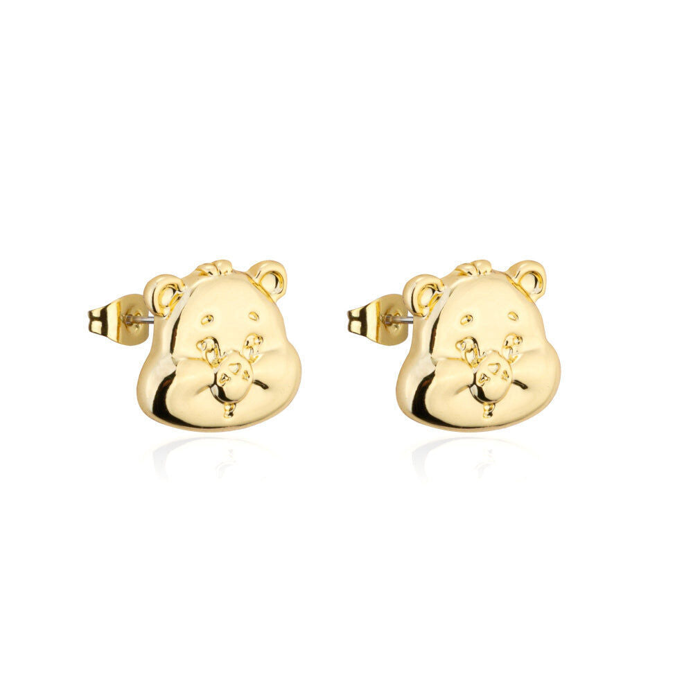 Care Bears Stud Earrings Plated Brass — Gold Gold