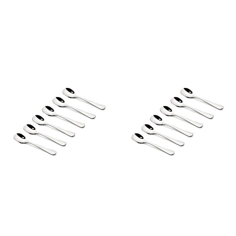 Stanley Rogers Silver Baguette Single Fruit Spoon Stainless Steel Cutlery (12 Pack)