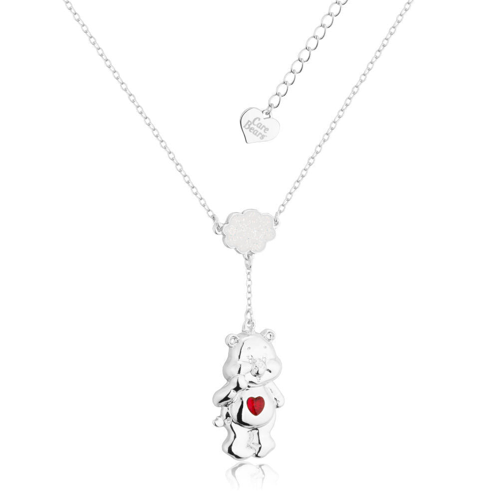 Care Bears Tenderheart Bear Necklace Plated Brass — Gold Silver