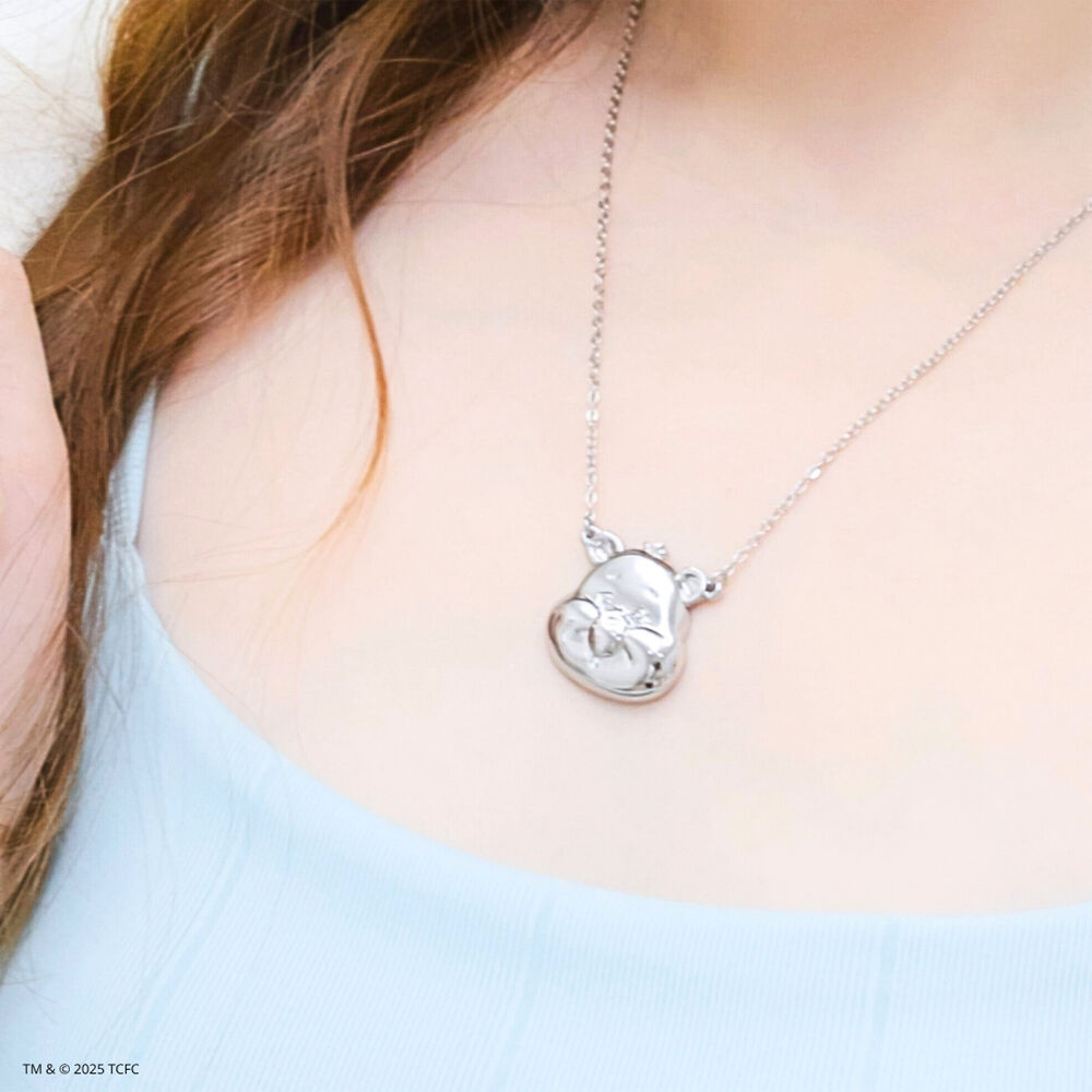 Care Bears Heart Logo Necklace Plated Brass — image 3
