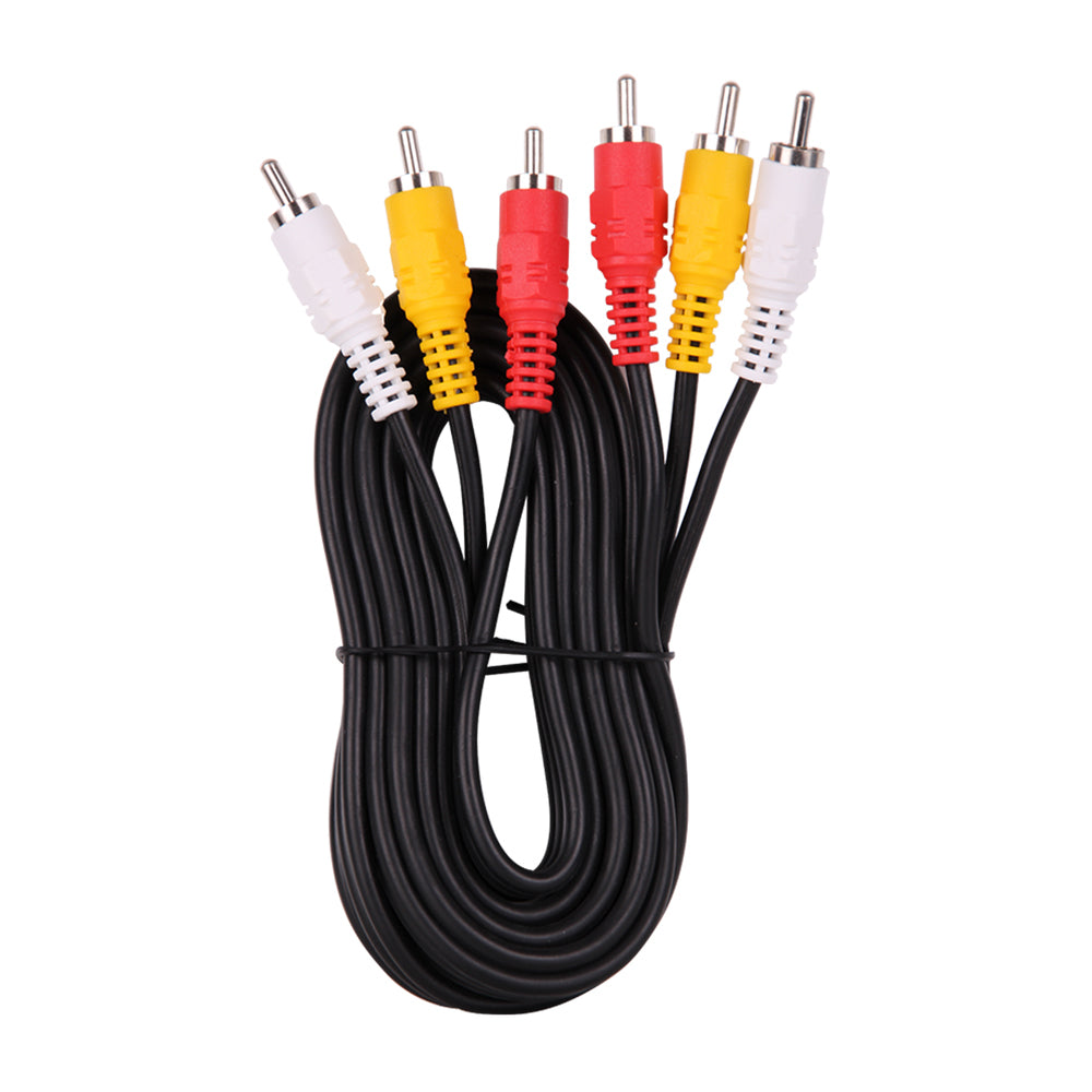 Crest 1.5m Male RCA Audio Visual Cable Connector For Tv/vcr/dvd Sound Plug Cord — image 4
