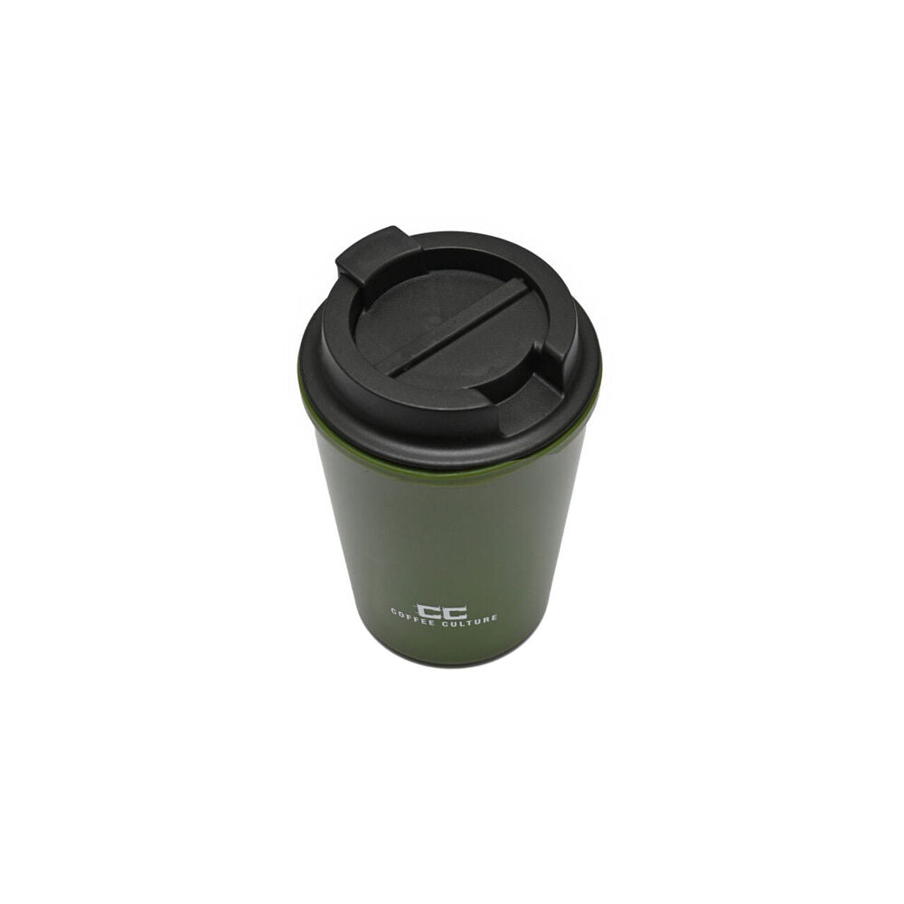 Coffee Culture Eco Double Wall 350ml Reusable Travel Cup Military Green — image 2