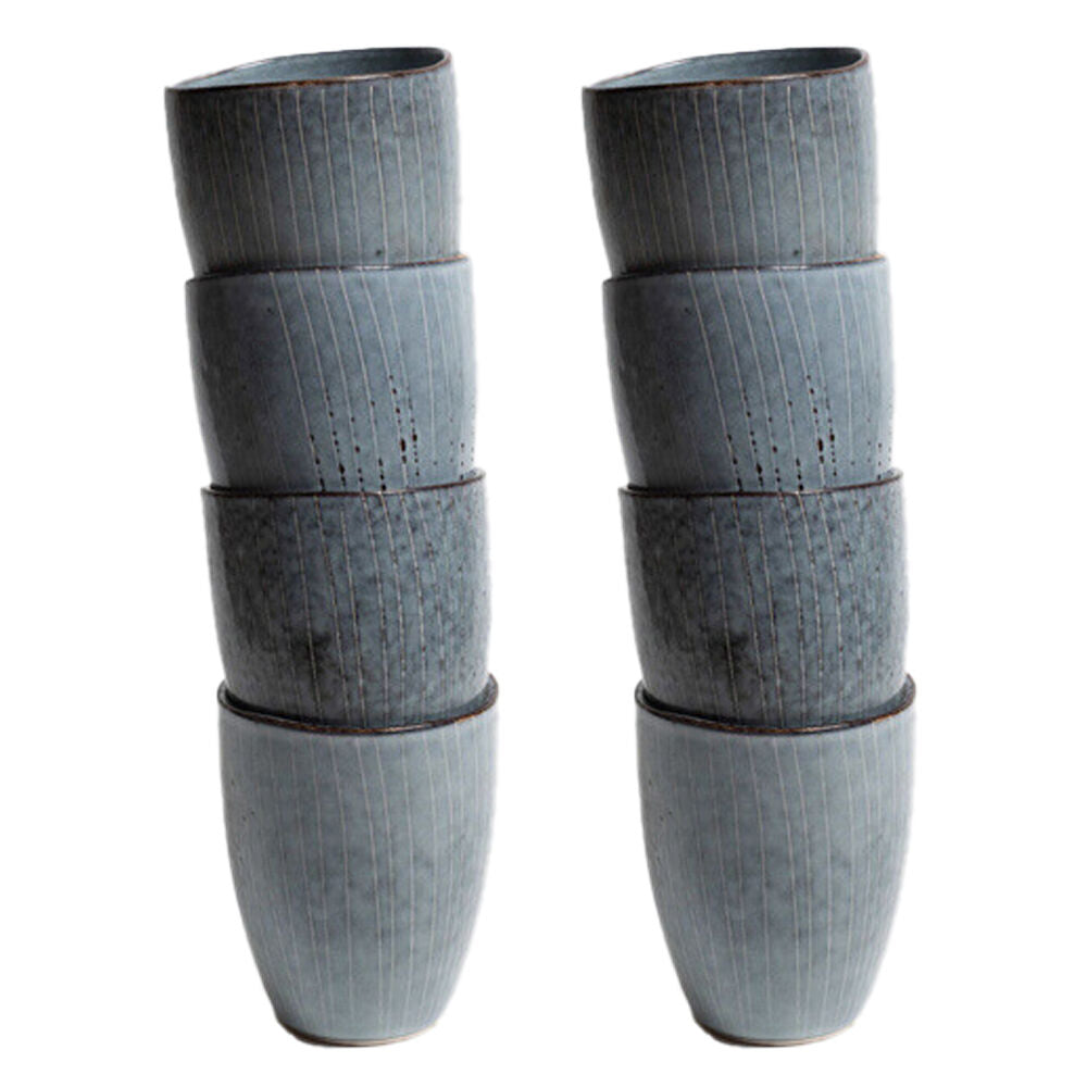 Coffee Culture 4pc Coffee Culture Reactive 280ml Ceramic Coffee & Tea Cup Blue (2 Pack)