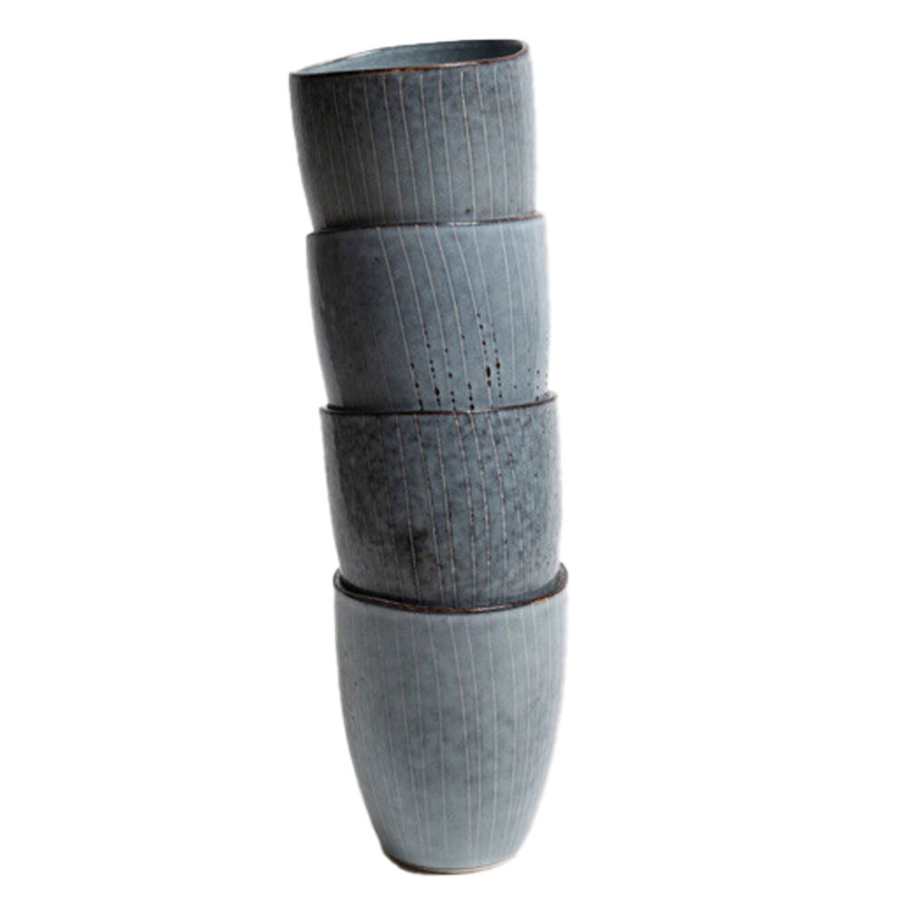 Coffee Culture 4pc Coffee Culture Reactive 280ml Ceramic Coffee & Tea Cup Blue (2 Pack) — image 2