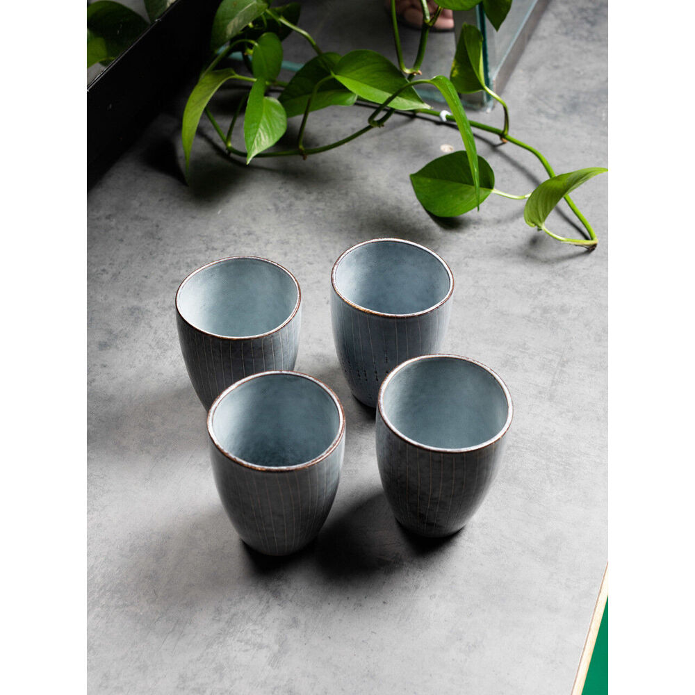 Coffee Culture 4pc Coffee Culture Reactive 280ml Ceramic Coffee & Tea Cup Blue (2 Pack) — image 3