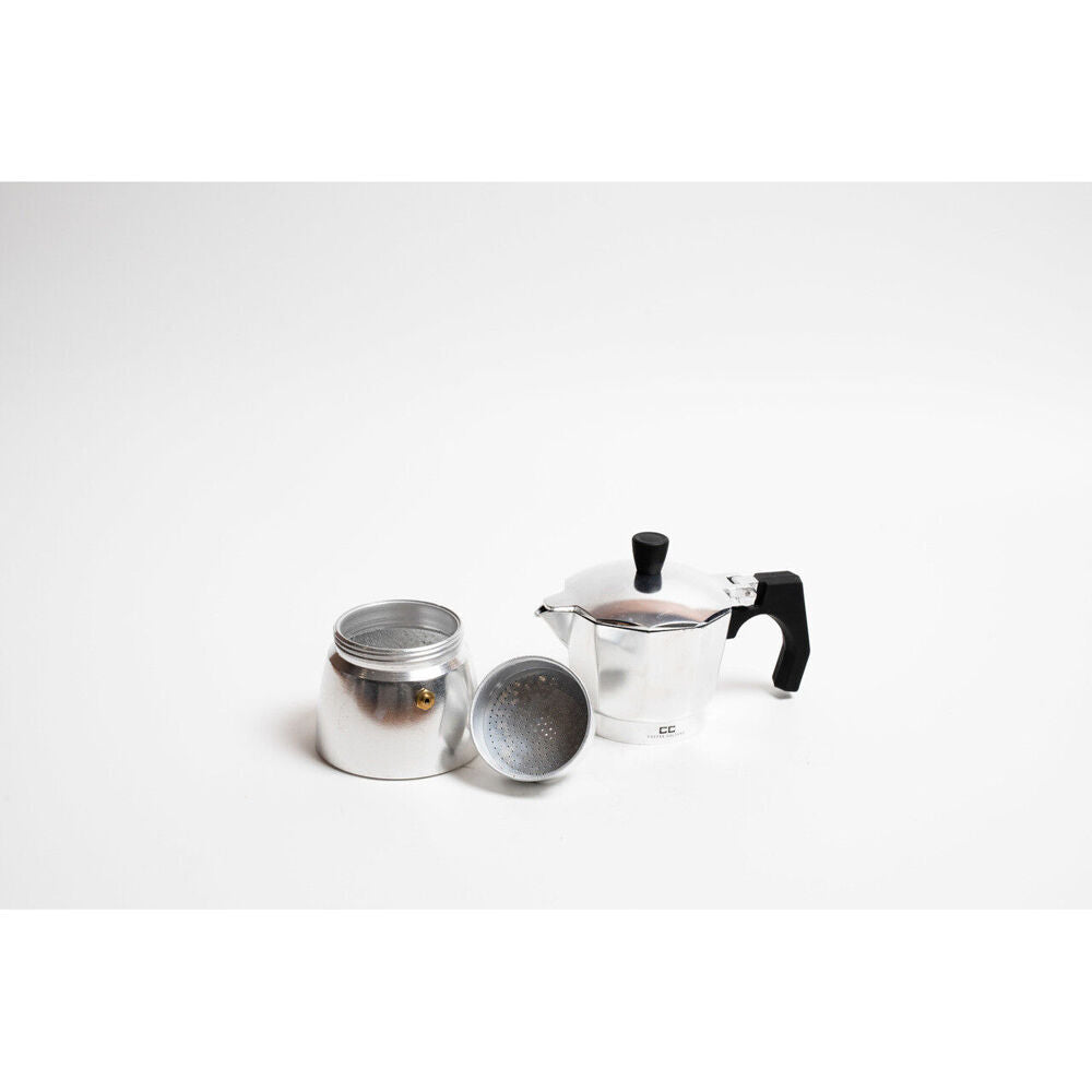 Coffee Culture Aluminium 3-Cup Espresso Stovetop Coffee Maker - Silver (2 Pack) — image 4
