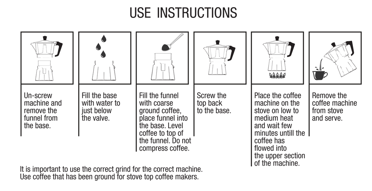 Coffee Culture Aluminium 3-Cup Espresso Stovetop Coffee Maker - Silver (2 Pack) — image 6