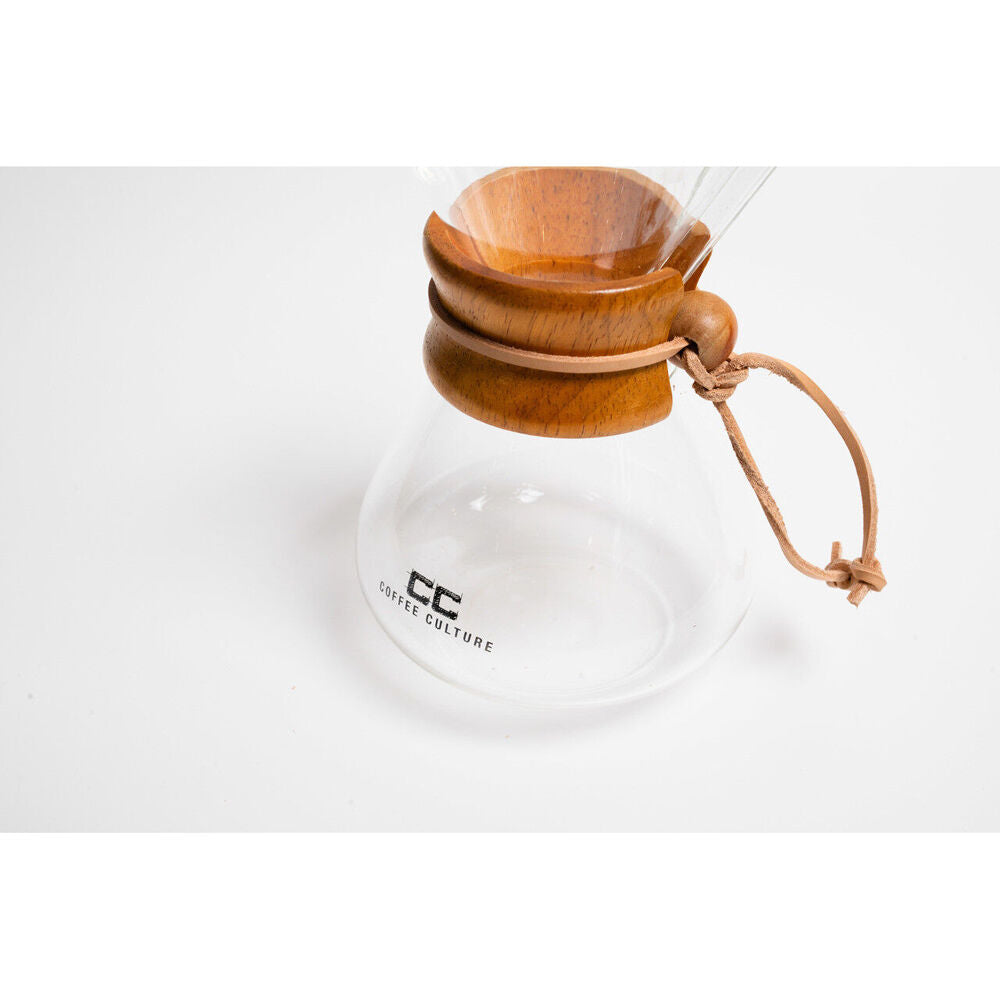 Coffee Culture Pour Over 400ml Glass Coffee Maker Drip Jug w/ Filter Clear — image 5