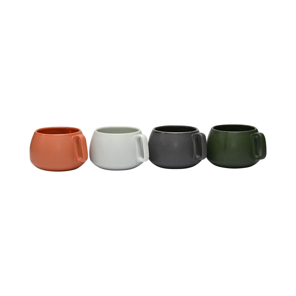 Coffee Culture 450ml Ceramic Coffee & Tea Mug - Terrance (4 Pieces)