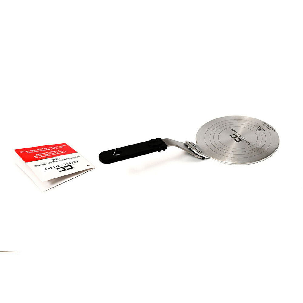Coffee Culture Stainless Steel Induction Stove Plate For Moka Pot 13cm Black — image 3
