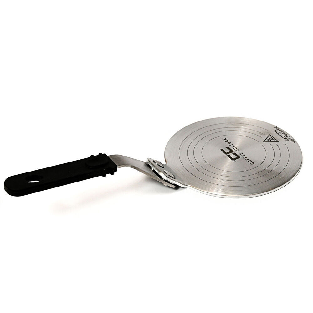 Coffee Culture Stainless Steel Induction Stove Plate For Moka Pot 20cm Black — image 2