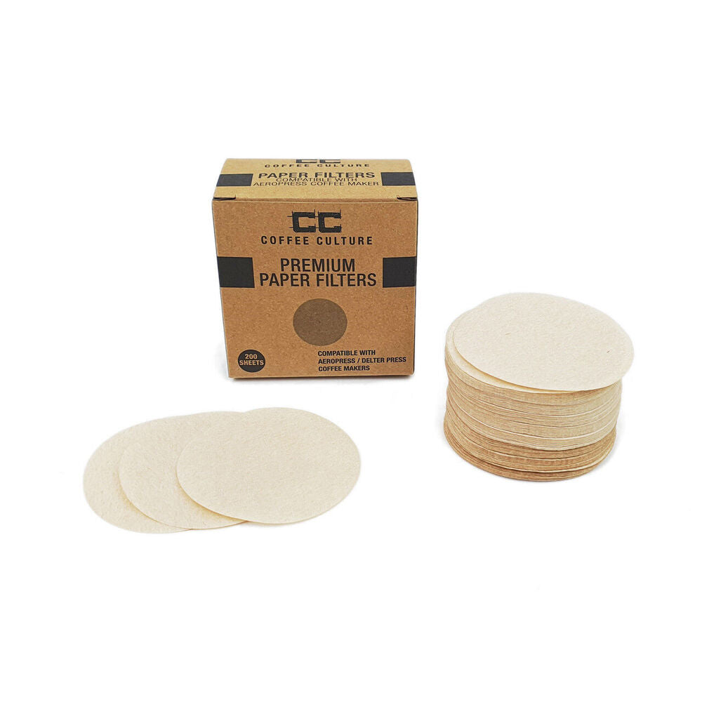 Coffee Culture Round Coffee Brewing Disk Disposable Paper Filter 64mm (100 Pieces)