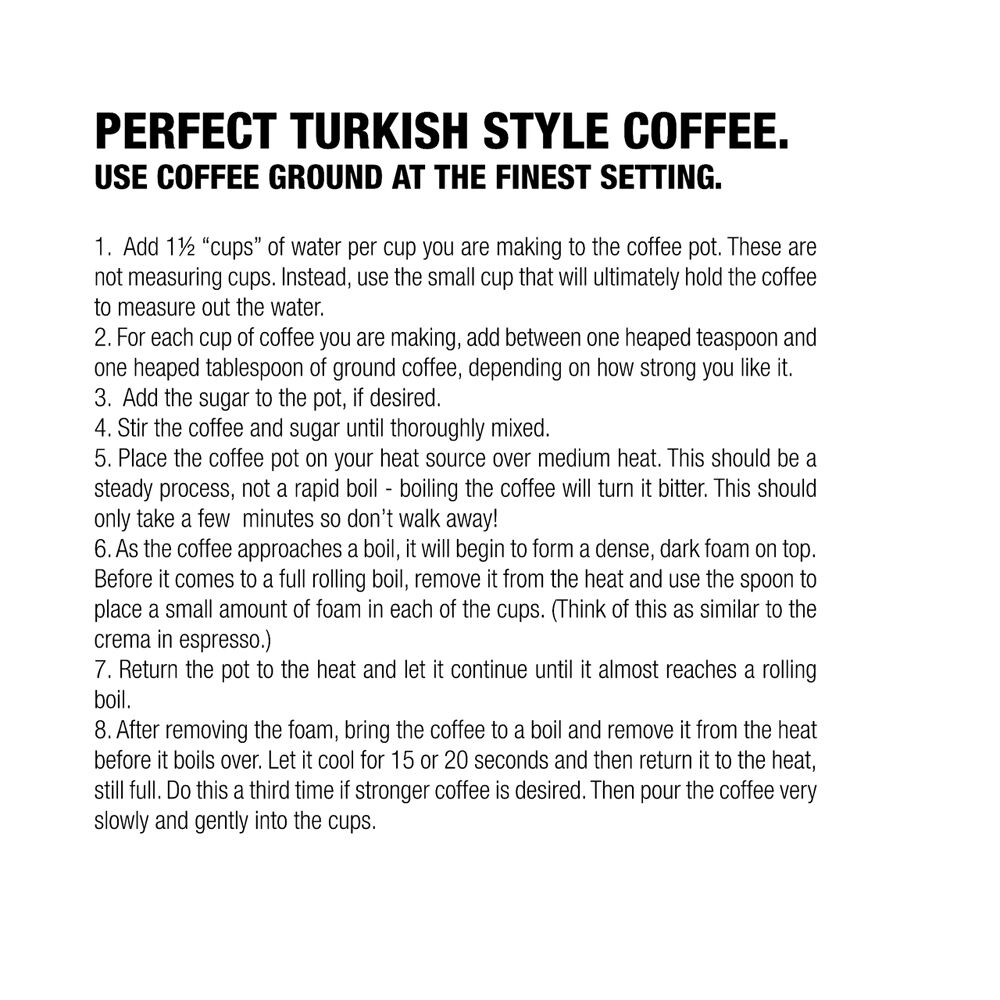 Coffee Culture Enamel 450ml Turkish Coffee Pot Maker Stovetop Brewing Red — image 2